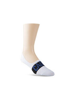 Calvin Klein Mens Big Logo No Show Socks One Size